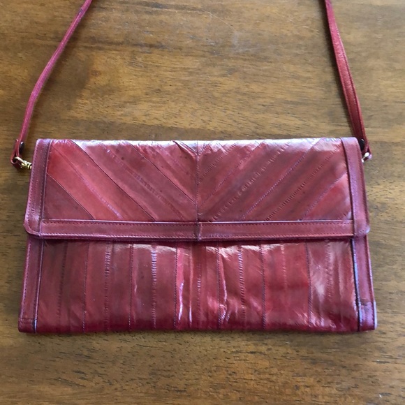 Vintage Eel Skin Purse - Picture 1 of 6